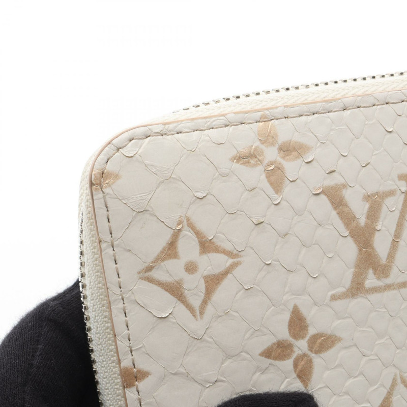 路易威登 Zippy Around 長版皮夾 N97773 Monogram Exotic White Latte 二手-5