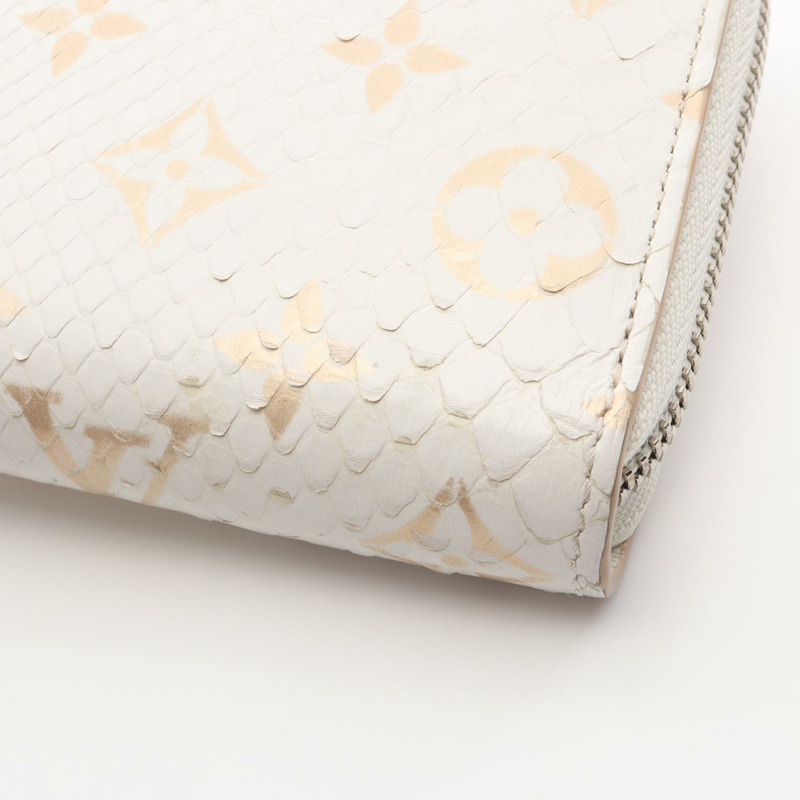 路易威登 Zippy Around 長版皮夾 N97773 Monogram Exotic White Latte 二手-6