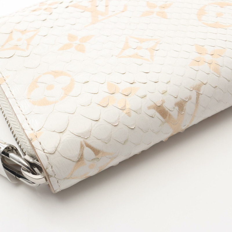 路易威登 Zippy Around 長版皮夾 N97773 Monogram Exotic White Latte 二手-7