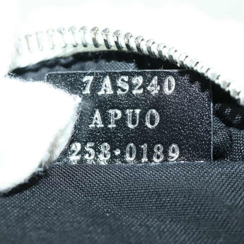 【日本直送】FENDI Rice Ball 單肩包 Mouton 白色銀色 Auth ARZ384SM-10