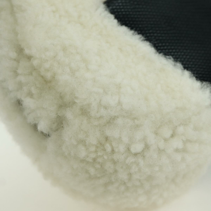 【日本直送】FENDI Rice Ball 單肩包 Mouton 白色銀色 Auth ARZ384SM-16