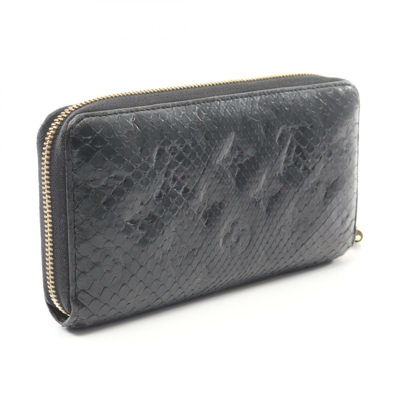 路易威登 Zippy 黑色長皮夾 N80686 Monogram Python 黑色二手-1