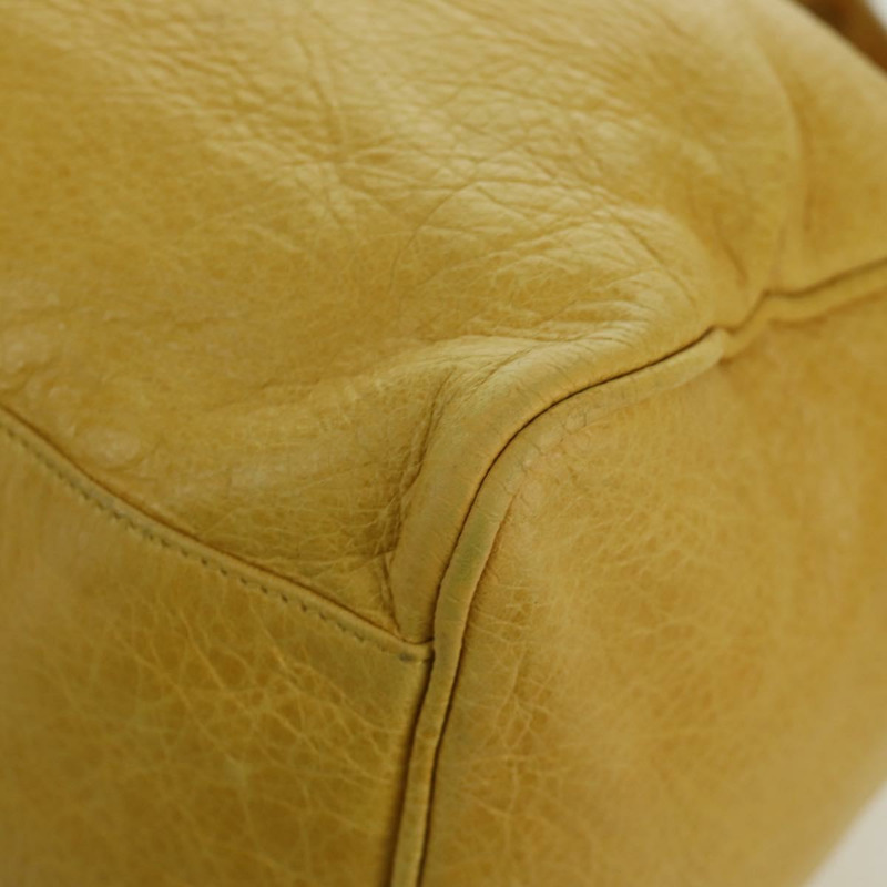 【日本直送】BALENCIAGA Zizy 手提包,皮革材質,兩用,黃色,貨號 128523,正品 am11049V-17