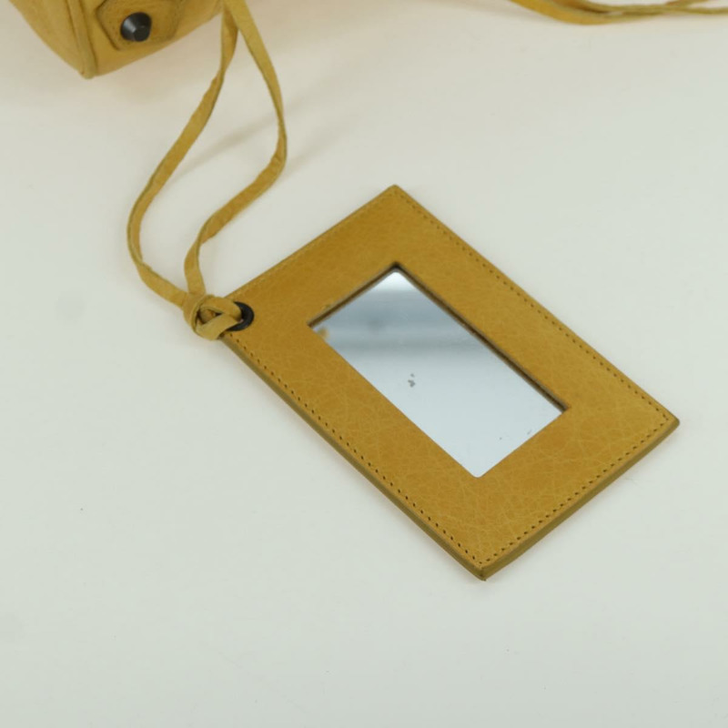 【日本直送】BALENCIAGA Zizy 手提包,皮革材質,兩用,黃色,貨號 128523,正品 am11049V-18