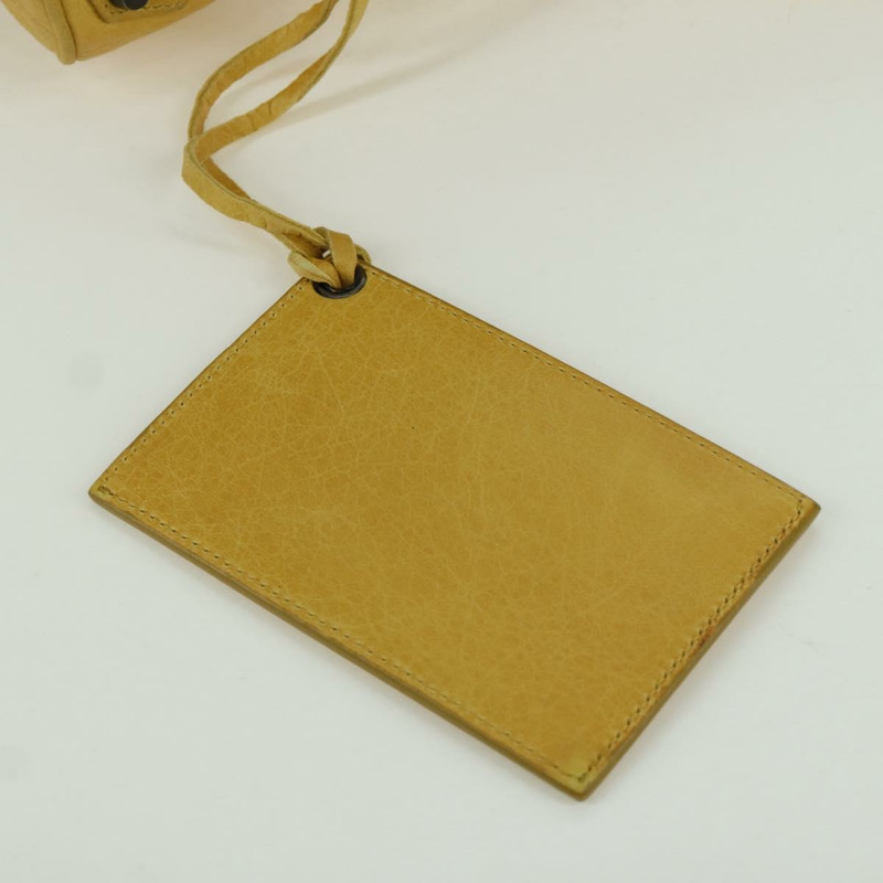 【日本直送】BALENCIAGA Zizy 手提包,皮革材質,兩用,黃色,貨號 128523,正品 am11049V-19