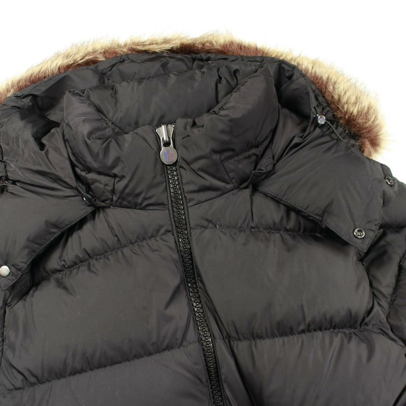 MONCLER MAYAF 帶帽羽絨外套 尼龍 黑色 #1 二手 男款-8