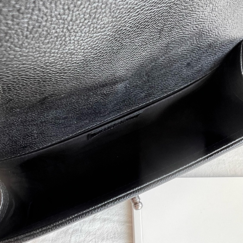 ෆ Chanel boy25荔枝復古銀-8