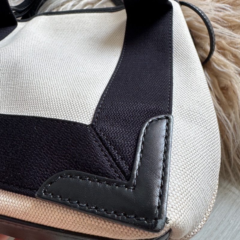 BALENCIAGA 帆布超輕量手提肩背包-內附小包可拆卸-10