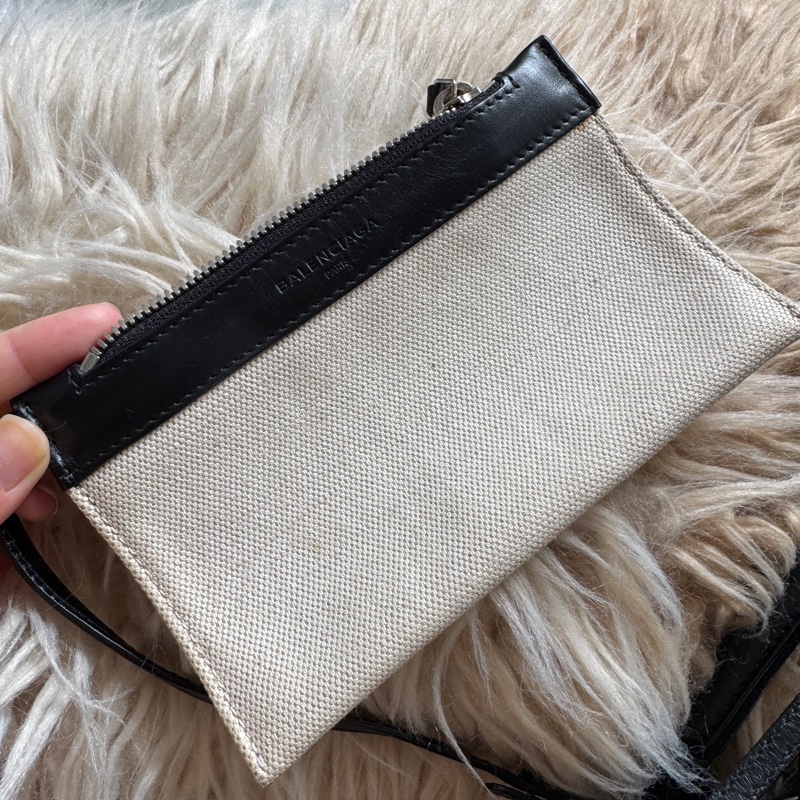 BALENCIAGA 帆布超輕量手提肩背包-內附小包可拆卸-18