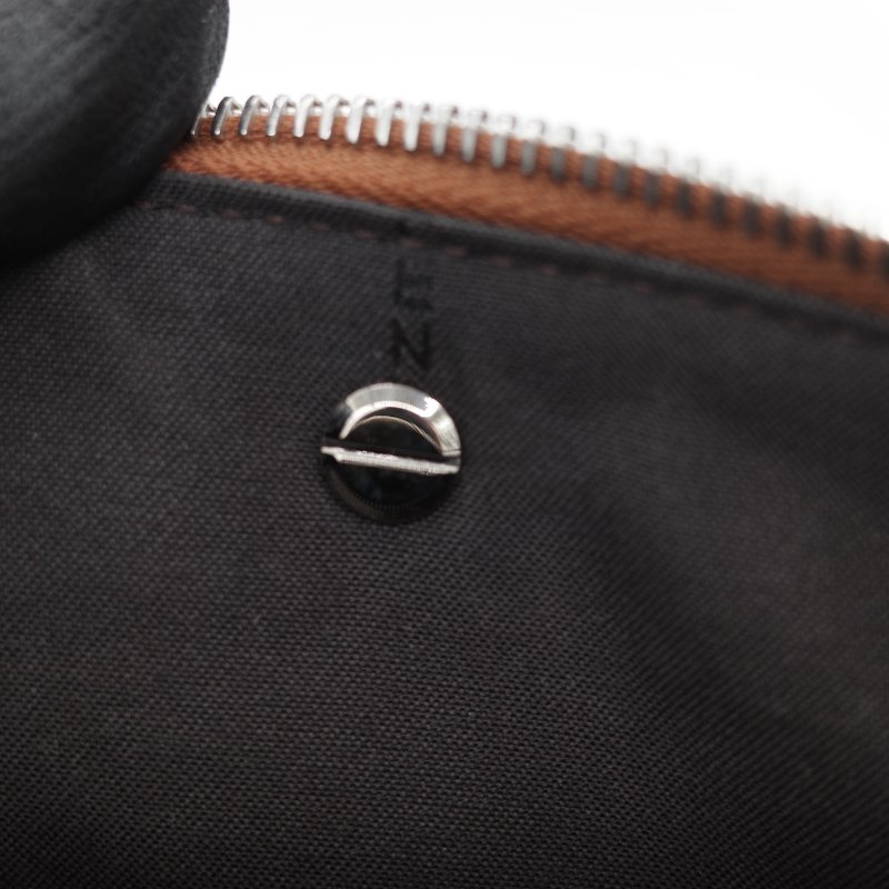 Fendi 芬迪 8BL 中型 By The Way 焦糖色 Logo 牛皮 波士頓包 手提包 斜挎包-27