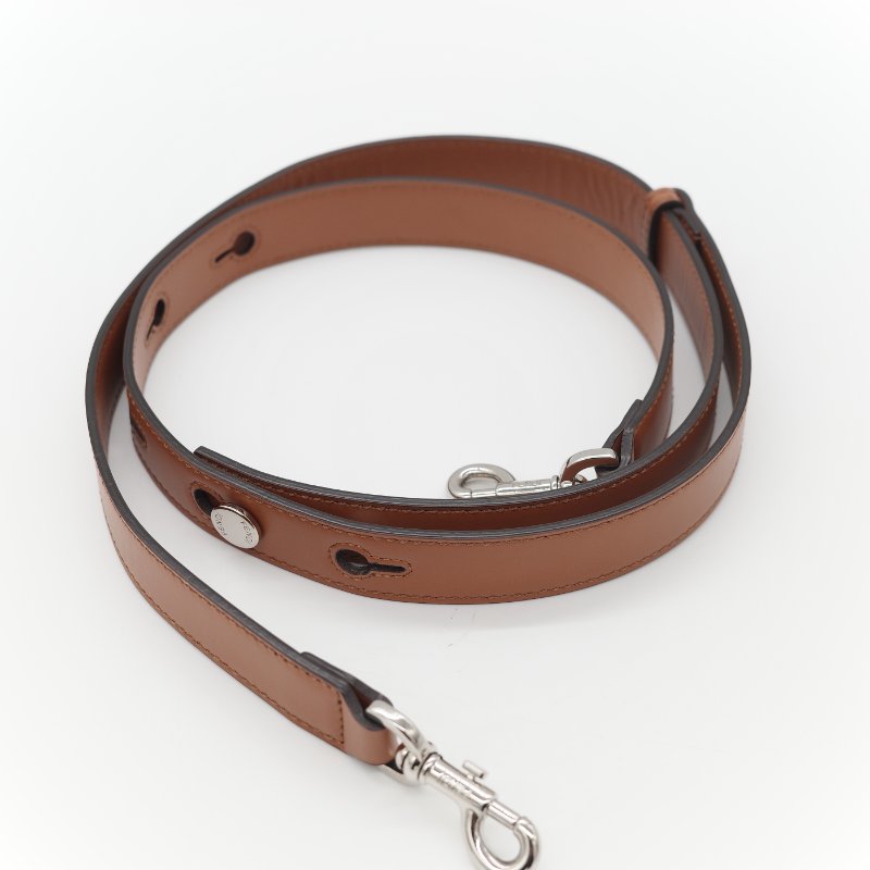 Fendi 芬迪 8BL 中型 By The Way 焦糖色 Logo 牛皮 波士頓包 手提包 斜挎包-35