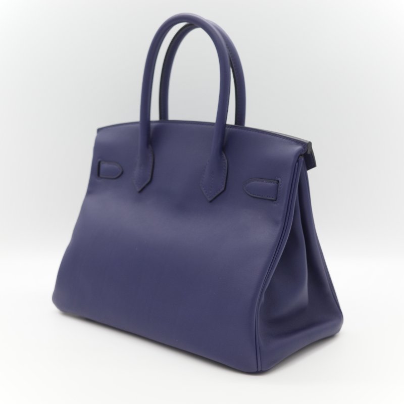 全套全配♥️ Hermès 愛馬仕 限量款 Birkin 30 菱格紋 編織皮革 Epsom皮 銀扣 手提 柏金包 D 刻-6