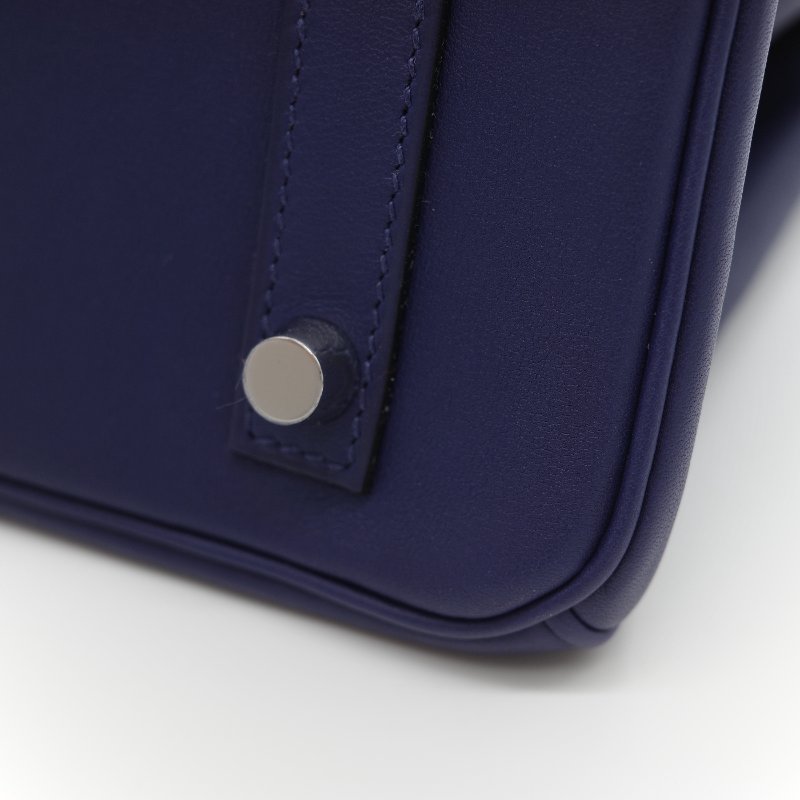 全套全配♥️ Hermès 愛馬仕 限量款 Birkin 30 菱格紋 編織皮革 Epsom皮 銀扣 手提 柏金包 D 刻-10