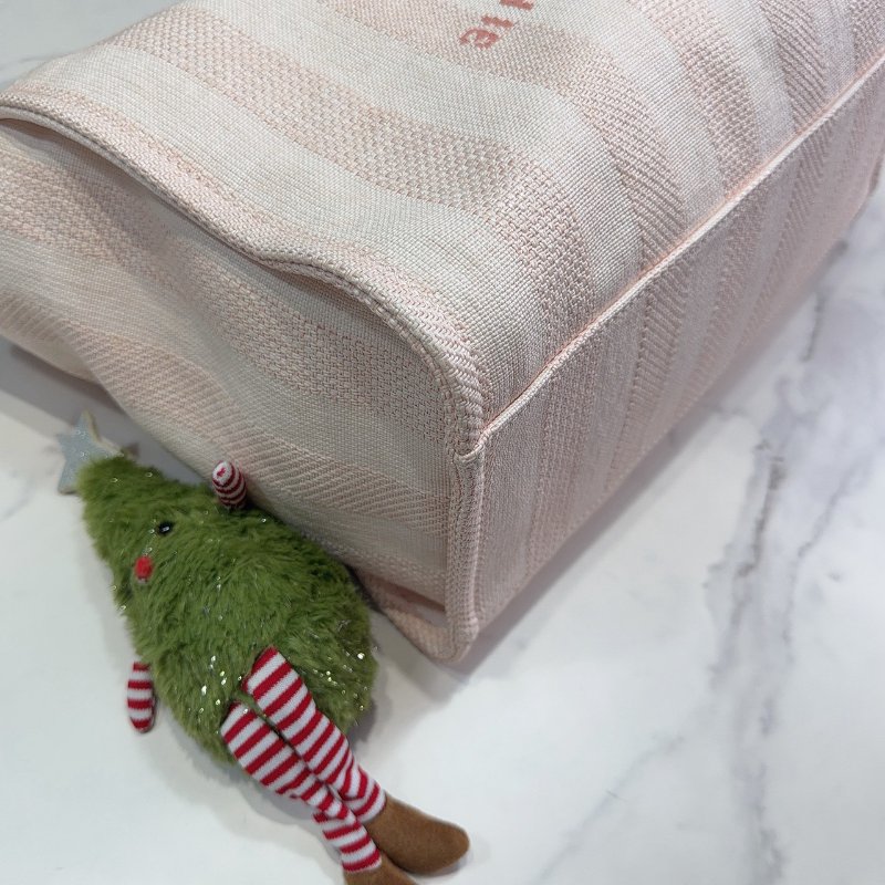 CHANEL Deauville 粉色沙灘托特包-7