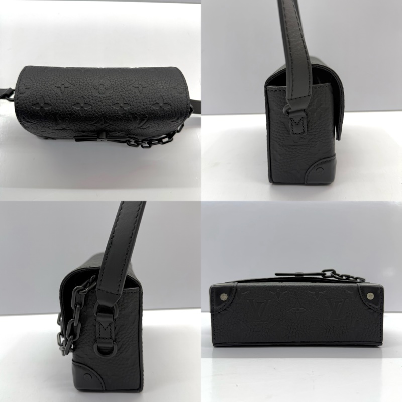 LOUIS VUITTON 路易威登 STEAMER 隨身錢包 斜背包 Monogram Taurillon M81746-2