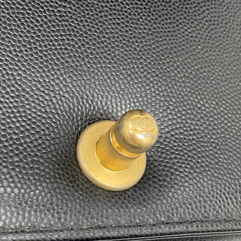 △ Chanel 香奈兒 Black Caviar Skin Gold Tone Metal Boy 25 Chain Shoulder Bag No.27 A67086 黑色粒紋小牛皮金色金屬鎖鏈肩背袋No.27 - 267005391-14