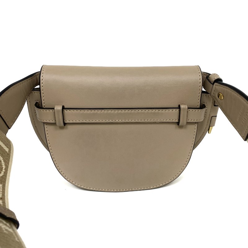 △ Loewe 羅意威 Beige Calfskin Mini Gate Dual Shoulder Bag 淺褐色小牛皮肩背袋 - 267005285-2