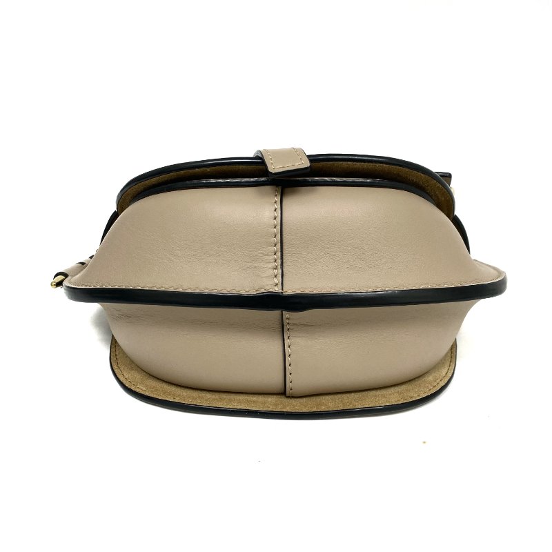 △ Loewe 羅意威 Beige Calfskin Mini Gate Dual Shoulder Bag 淺褐色小牛皮肩背袋 - 267005285-5