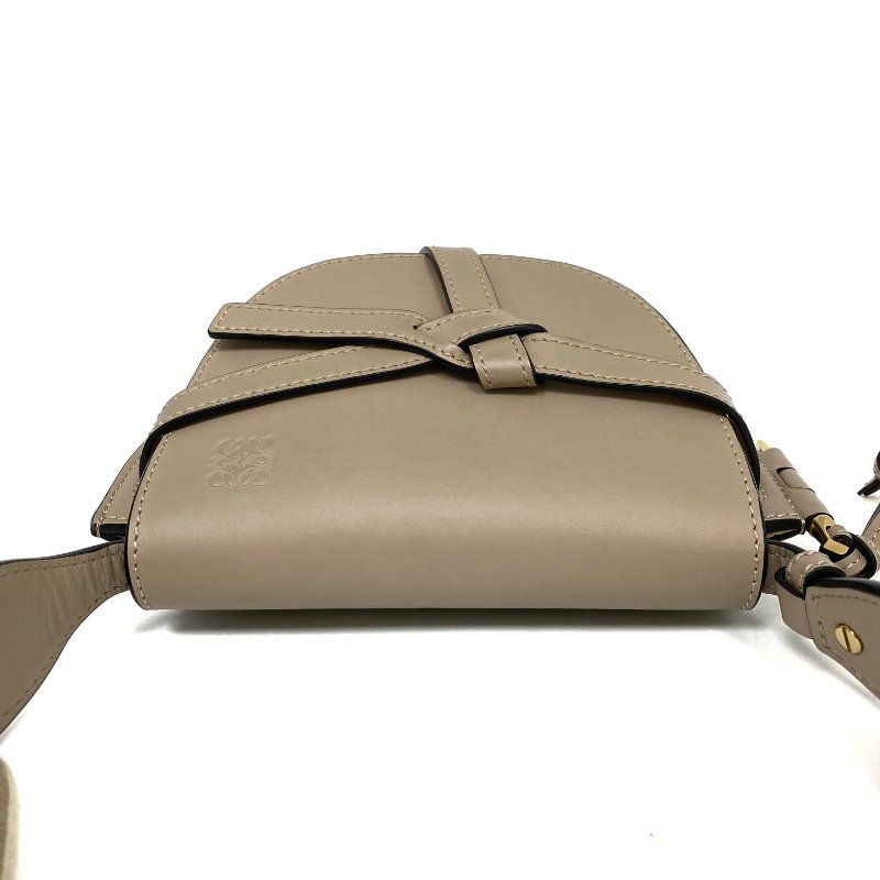 △ Loewe 羅意威 Beige Calfskin Mini Gate Dual Shoulder Bag 淺褐色小牛皮肩背袋 - 267005285-6