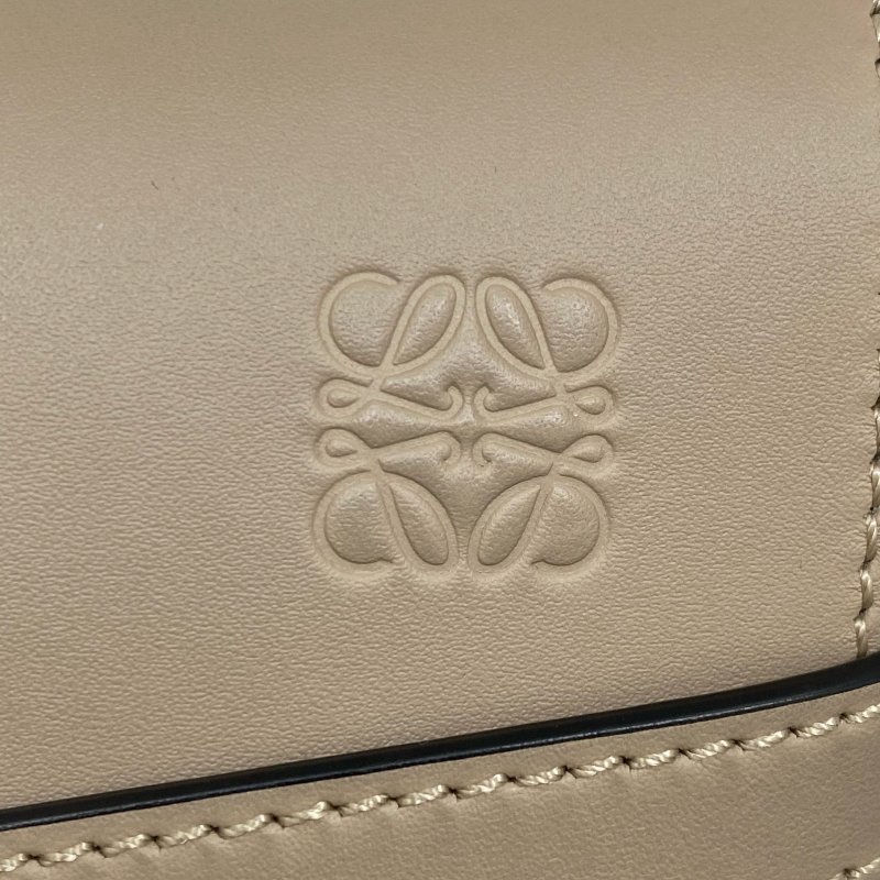 △ Loewe 羅意威 Beige Calfskin Mini Gate Dual Shoulder Bag 淺褐色小牛皮肩背袋 - 267005285-16