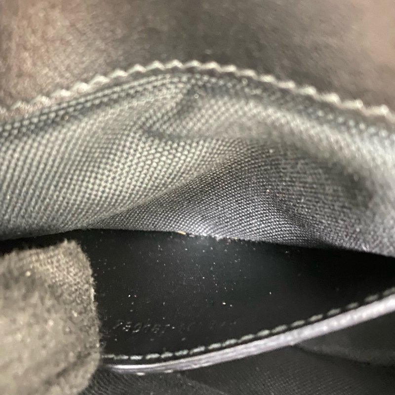 △ Gucci 古馳 Black Calfskin GG Marmont Square Chain Shoulder Bag 739681 黑色小牛皮鎖鏈肩背袋 - 267004724-18