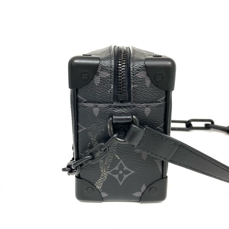 △ Louis Vuitton 路易威登 Black Coated Canvas Monogram Mini Soft Trunk Eclipse Crossbody M44735 黑色塗層帆布經典老花斜背袋 - 267004756-2