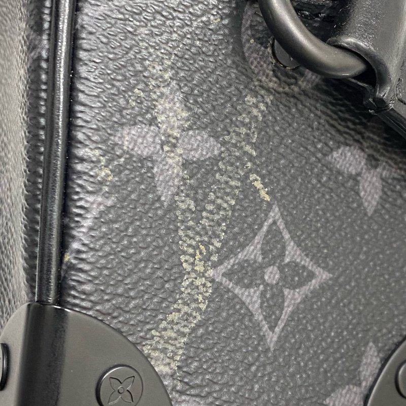 △ Louis Vuitton 路易威登 Black Coated Canvas Monogram Mini Soft Trunk Eclipse Crossbody M44735 黑色塗層帆布經典老花斜背袋 - 267004756-11