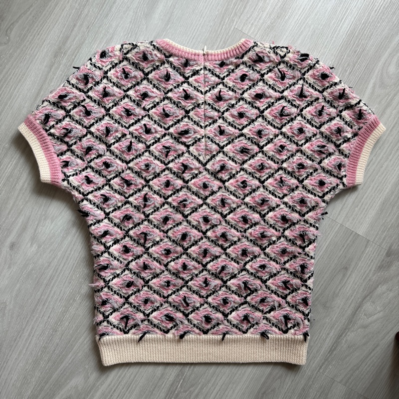 CHANEL經典Tweed 粗花呢材質優雅百搭上衣-7