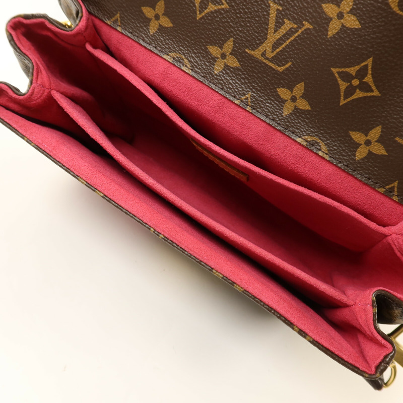 LOUIS VUITTON Monogram Patches Pochette Metis金扣手挽肩背兩用袋-5