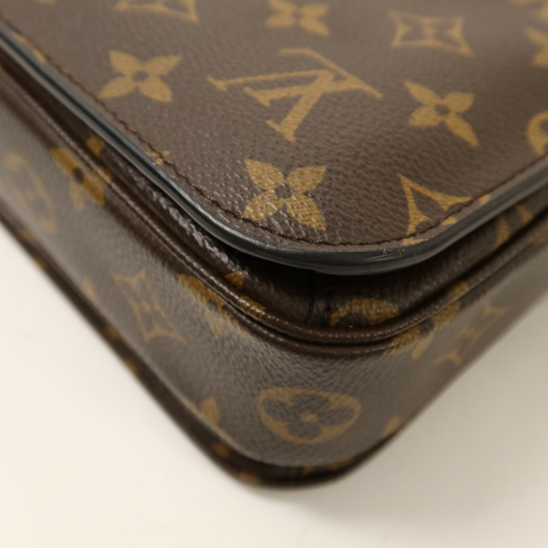 LOUIS VUITTON Monogram Patches Pochette Metis金扣手挽肩背兩用袋-13