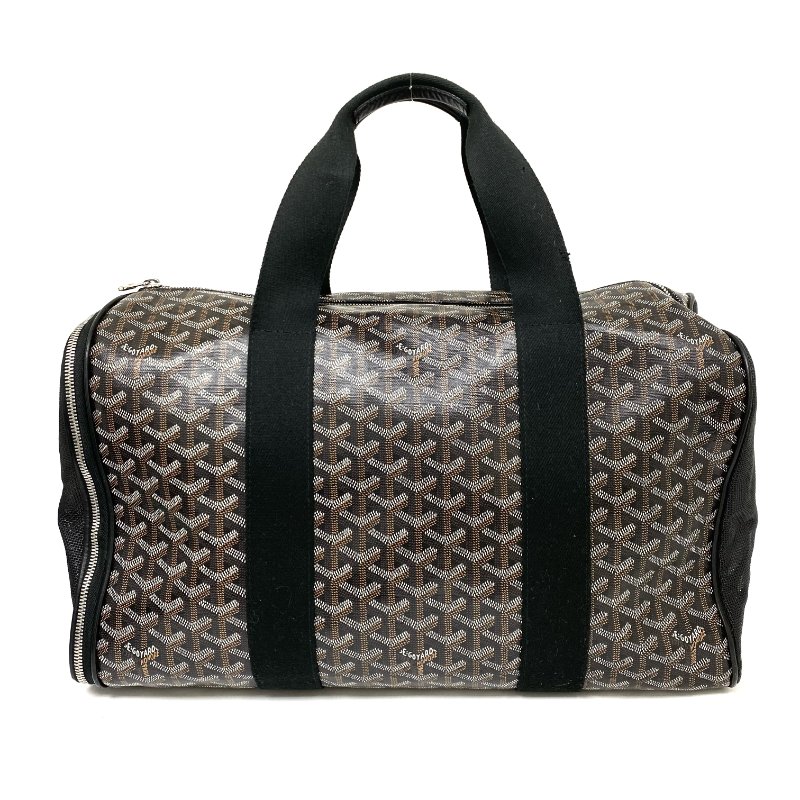 △ Goyard 高雅德 Black Coated Canvas Voltigeur MM Luxury Pet Carrier Bag 黑色塗層帆布寵物袋 - 267004382-1