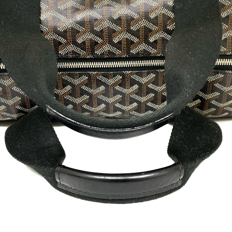 △ Goyard 高雅德 Black Coated Canvas Voltigeur MM Luxury Pet Carrier Bag 黑色塗層帆布寵物袋 - 267004382-6