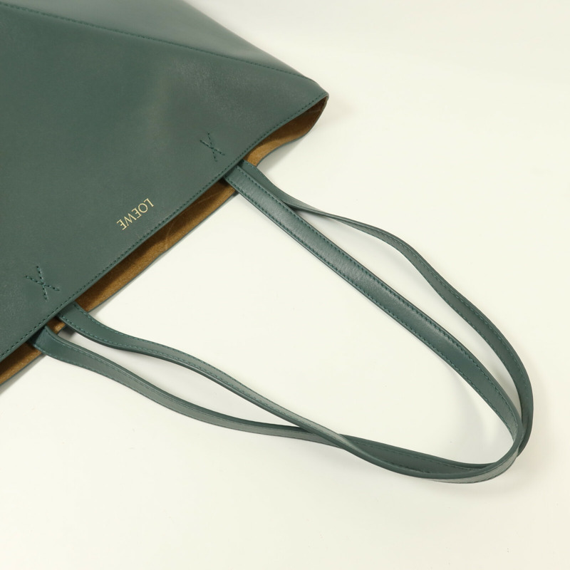 LOEWE 牛皮皮革Puzzle Fold Tote手挽袋-6