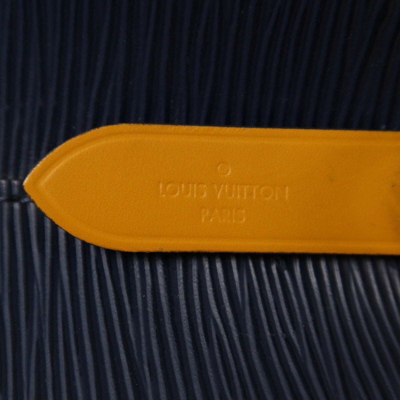 LOUIS VUITTON Epi Neo Noe BB銀扣手挽肩背兩用袋深藍色-5