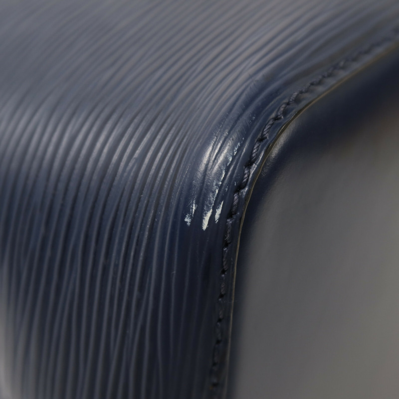 LOUIS VUITTON Epi Neo Noe BB銀扣手挽肩背兩用袋深藍色-12