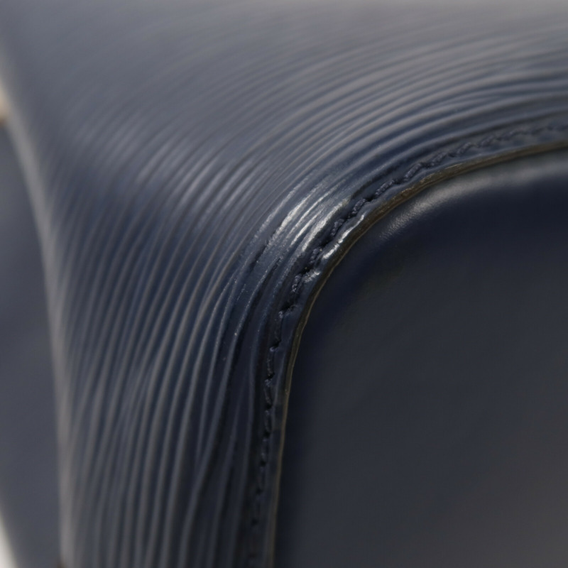 LOUIS VUITTON Epi Neo Noe BB銀扣手挽肩背兩用袋深藍色-14