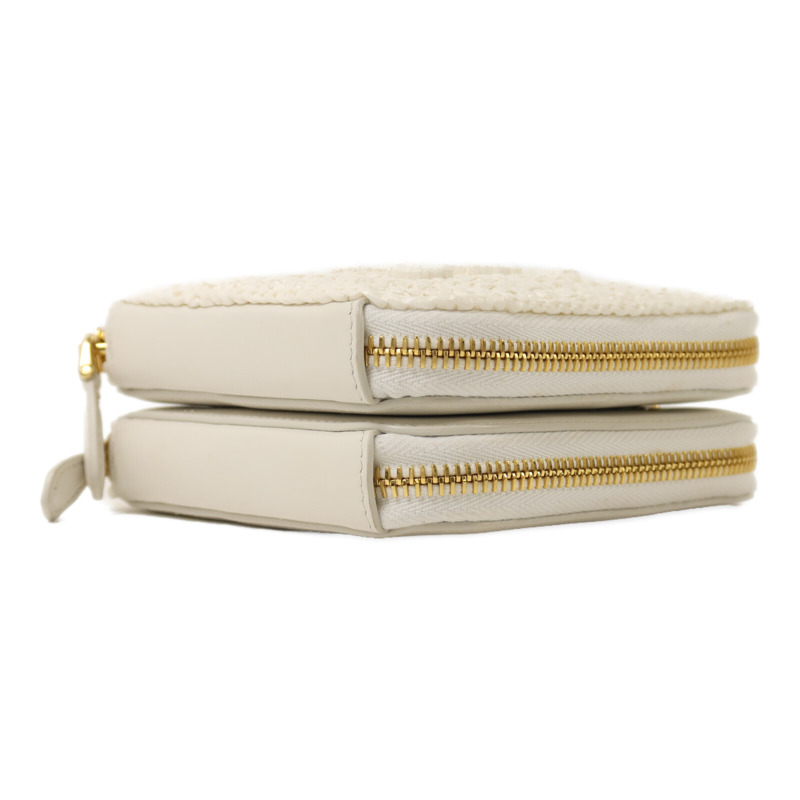 PRADA 牛皮皮革/Raffia Mini Contenitori金扣鏈帶手挽肩背兩用袋-3