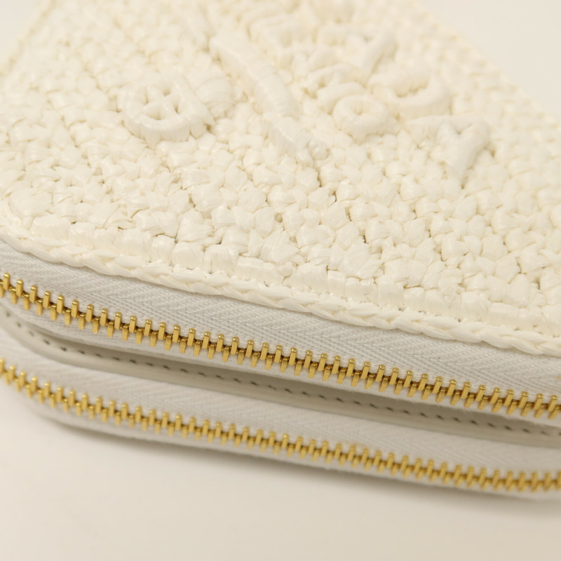 PRADA 牛皮皮革/Raffia Mini Contenitori金扣鏈帶手挽肩背兩用袋-10