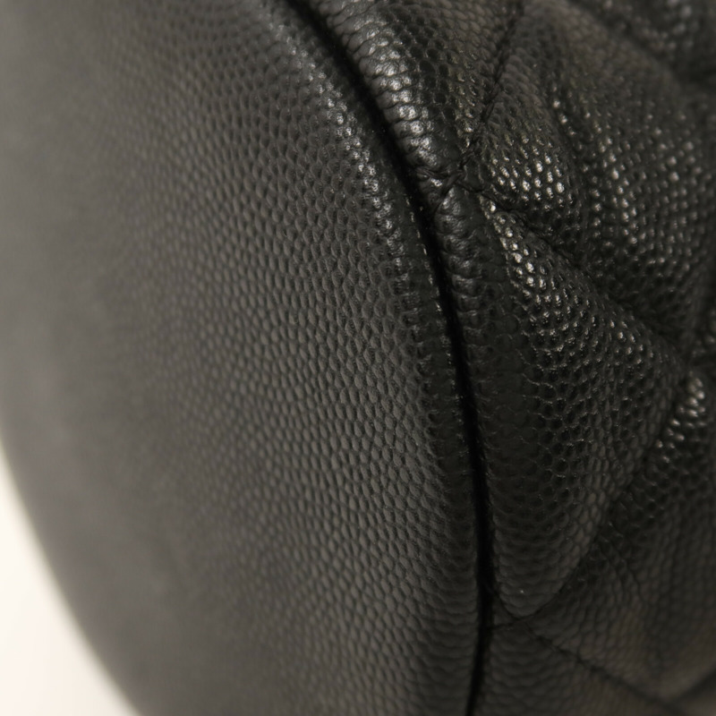 CHANEL 牛皮皮革Mini Bucket Bag金扣鏈帶肩背袋-12