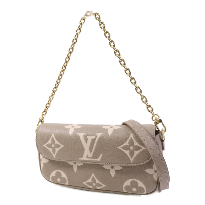 LOUIS VUITTON Monogram Empreinte WOC Ivy金扣鏈帶肩背袋-2