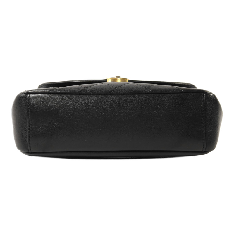 CHANEL 羊皮皮革Shoulder Bag金扣鏈帶肩背袋-3