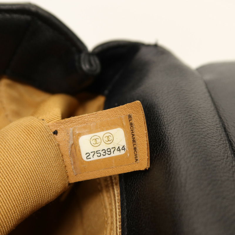 CHANEL 羊皮皮革Shoulder Bag金扣鏈帶肩背袋-6