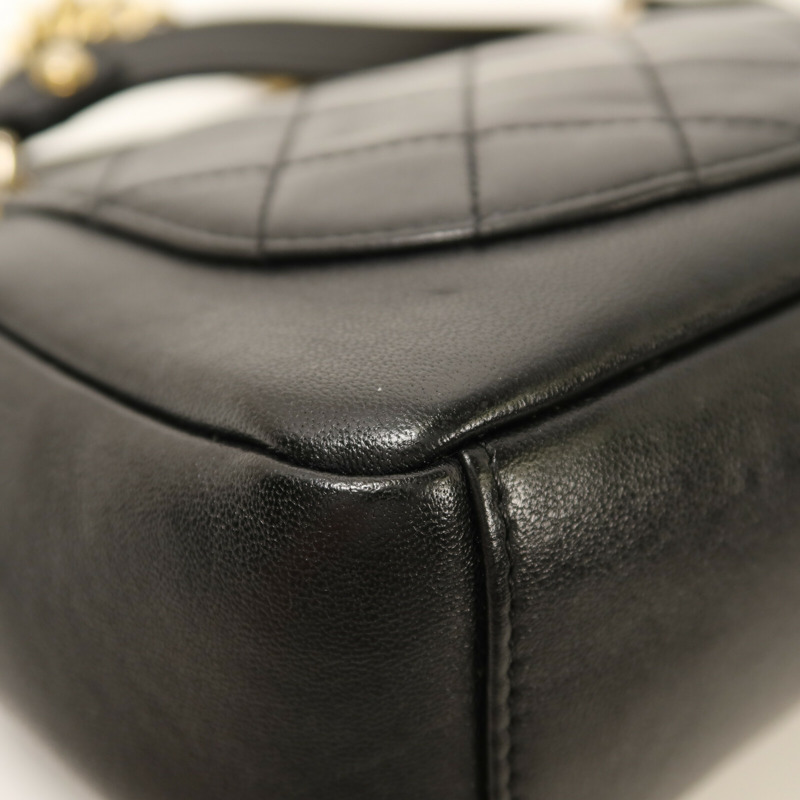 CHANEL 羊皮皮革Shoulder Bag金扣鏈帶肩背袋-11