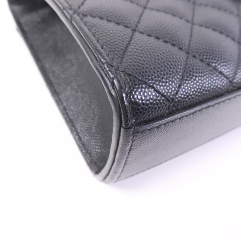 SAINT LAURENT 牛皮皮革Envelope Medium銀扣鏈帶肩背袋-11