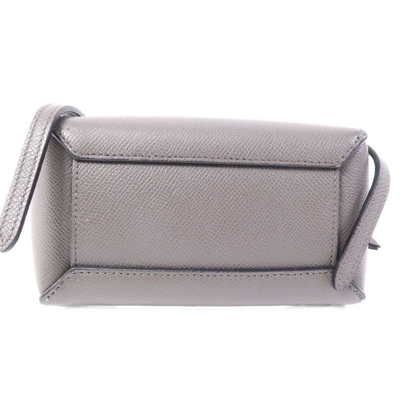 CELINE 牛皮皮革Pico Belt Bag金扣手挽肩背兩用袋-3
