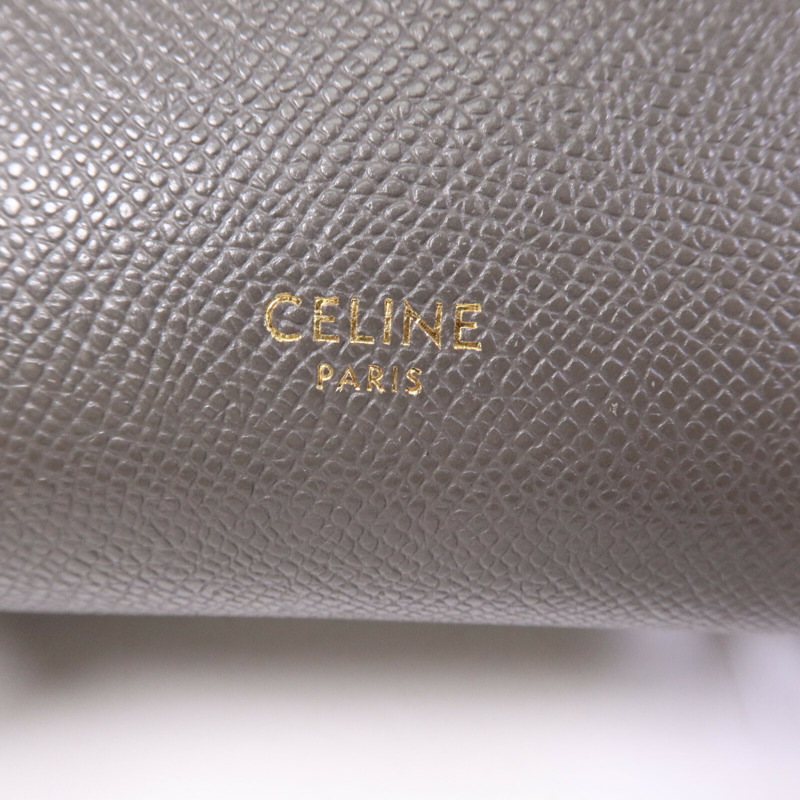 CELINE 牛皮皮革Pico Belt Bag金扣手挽肩背兩用袋-5