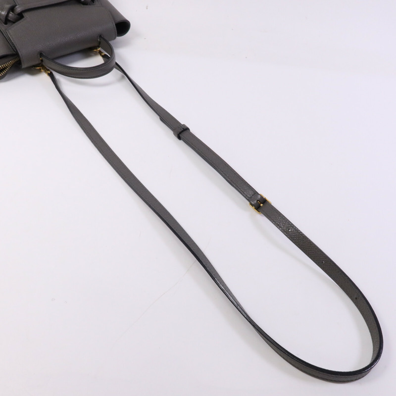 CELINE 牛皮皮革Pico Belt Bag金扣手挽肩背兩用袋-7