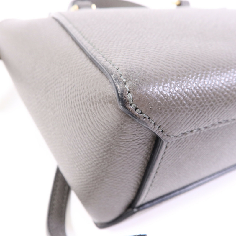 CELINE 牛皮皮革Pico Belt Bag金扣手挽肩背兩用袋-12