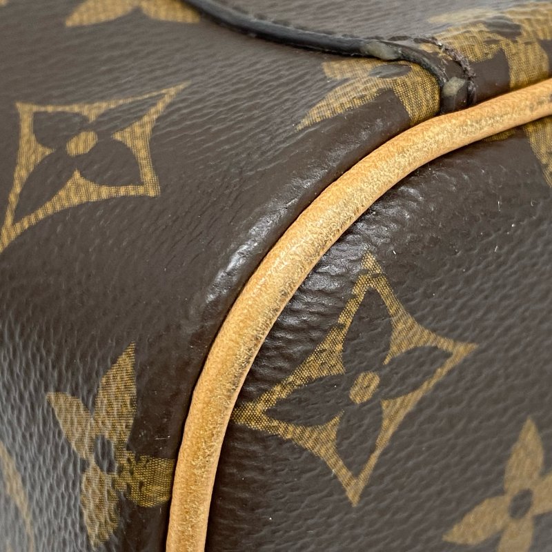 △ Louis Vuitton 路易威登 Brown Coated Canvas Monogram Nice Mini Vanity Case M44495 啡色塗層帆布經典老花化妝箱 - 267005307-9