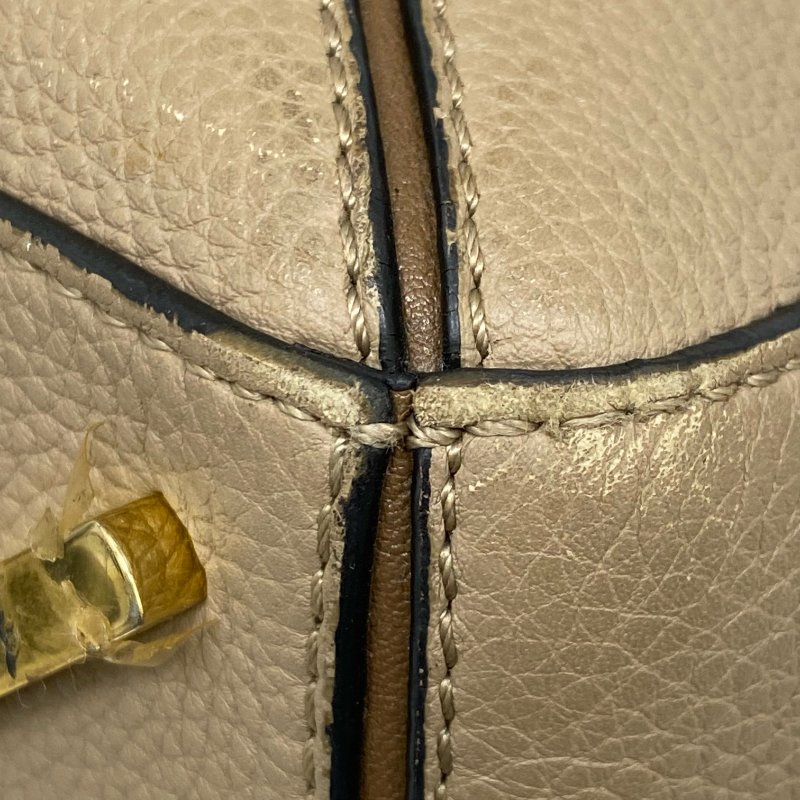 △ Loewe 羅意威 Beige Calfskin Puzzle 2 Way Bag #M 淺褐色小牛皮兩用袋 - 267005214-8